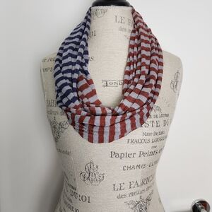 Anne Taylor Stripe Infinity Scarf